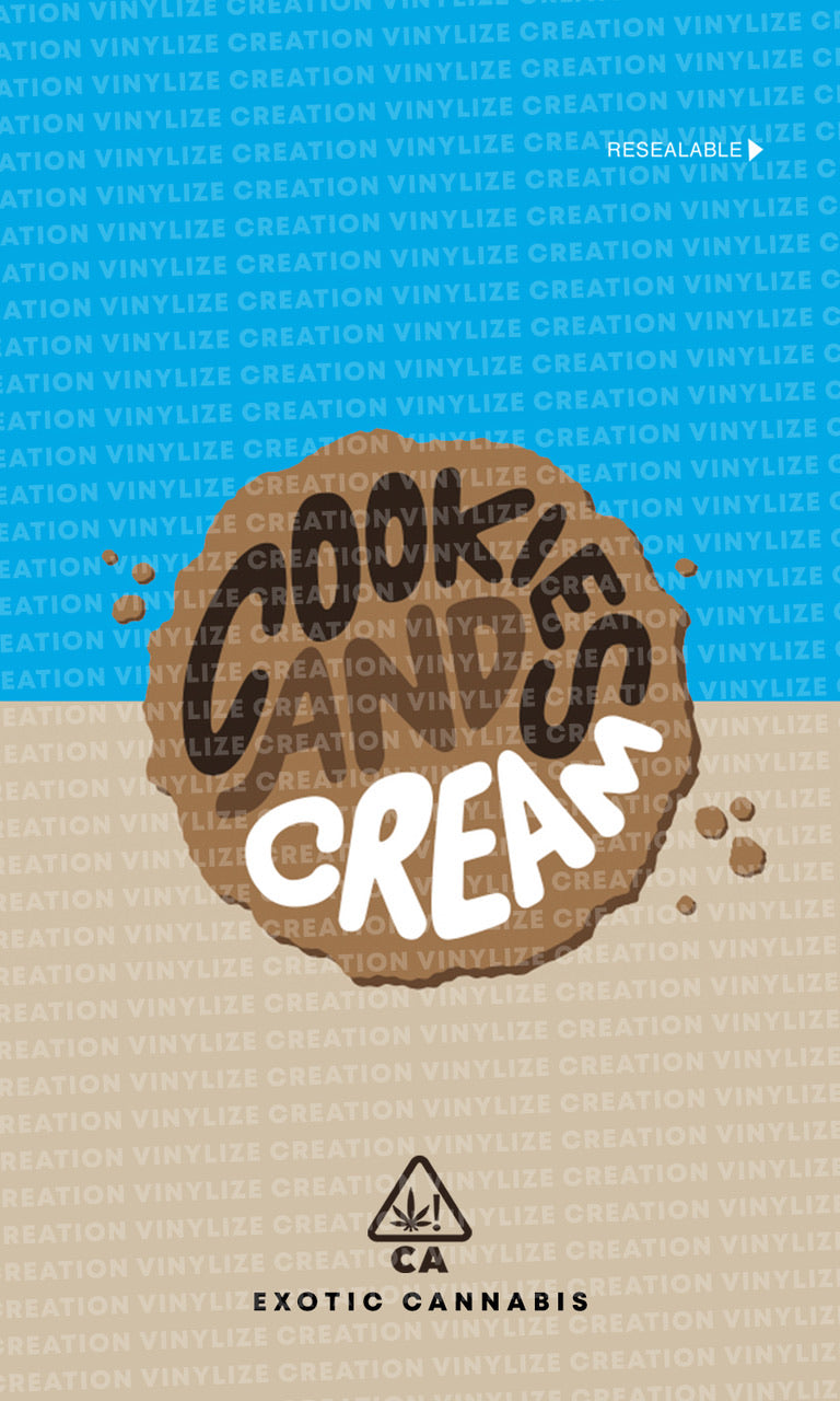 Custom Mylar Bag - Cookie And Cream