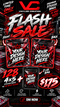 Flash Sale Package | 4×5 UV Spot Gloss Sticker Bags