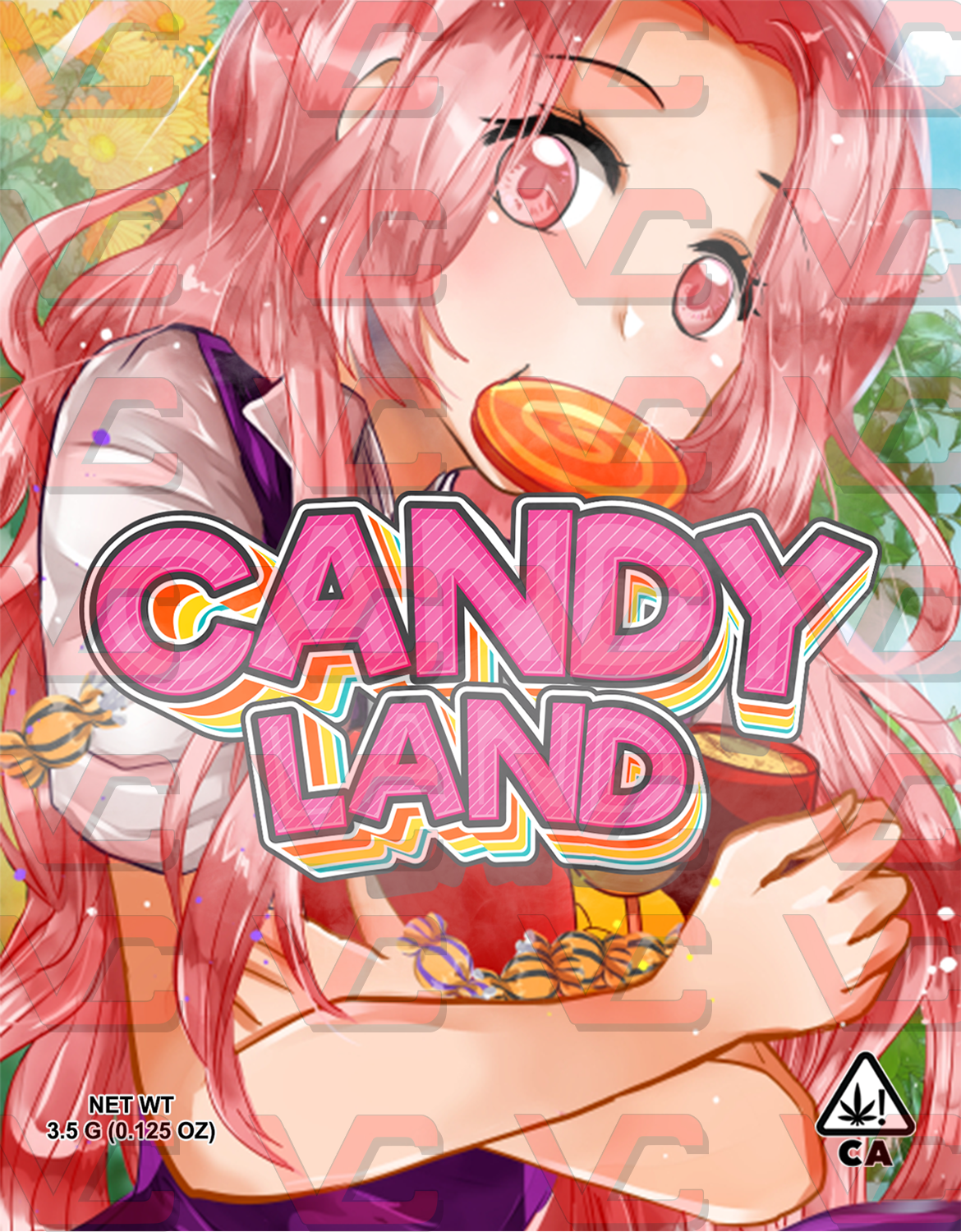 Custom Mylar Bag - CANDYLAND