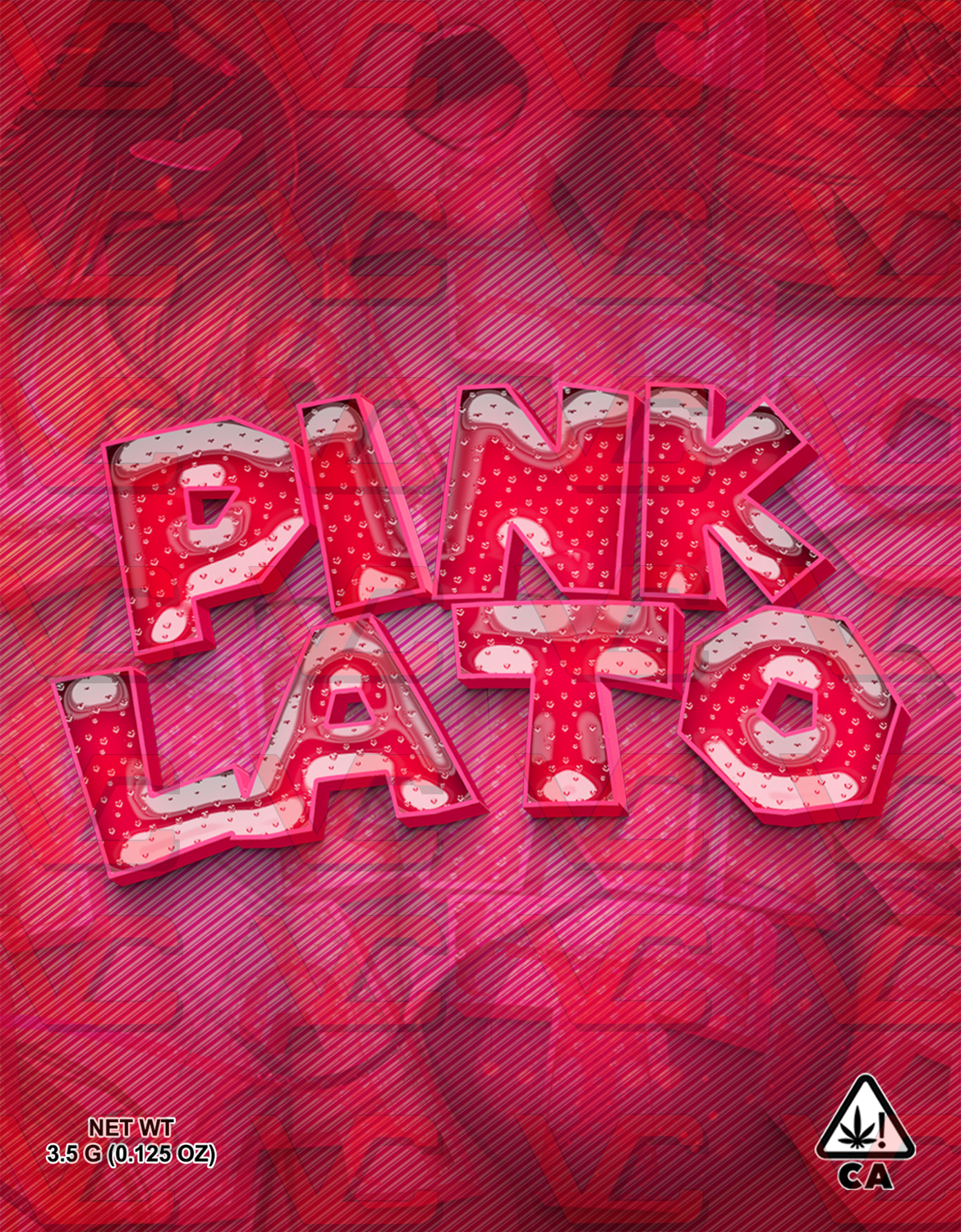 Custom Mylar Bag - PINK LATO