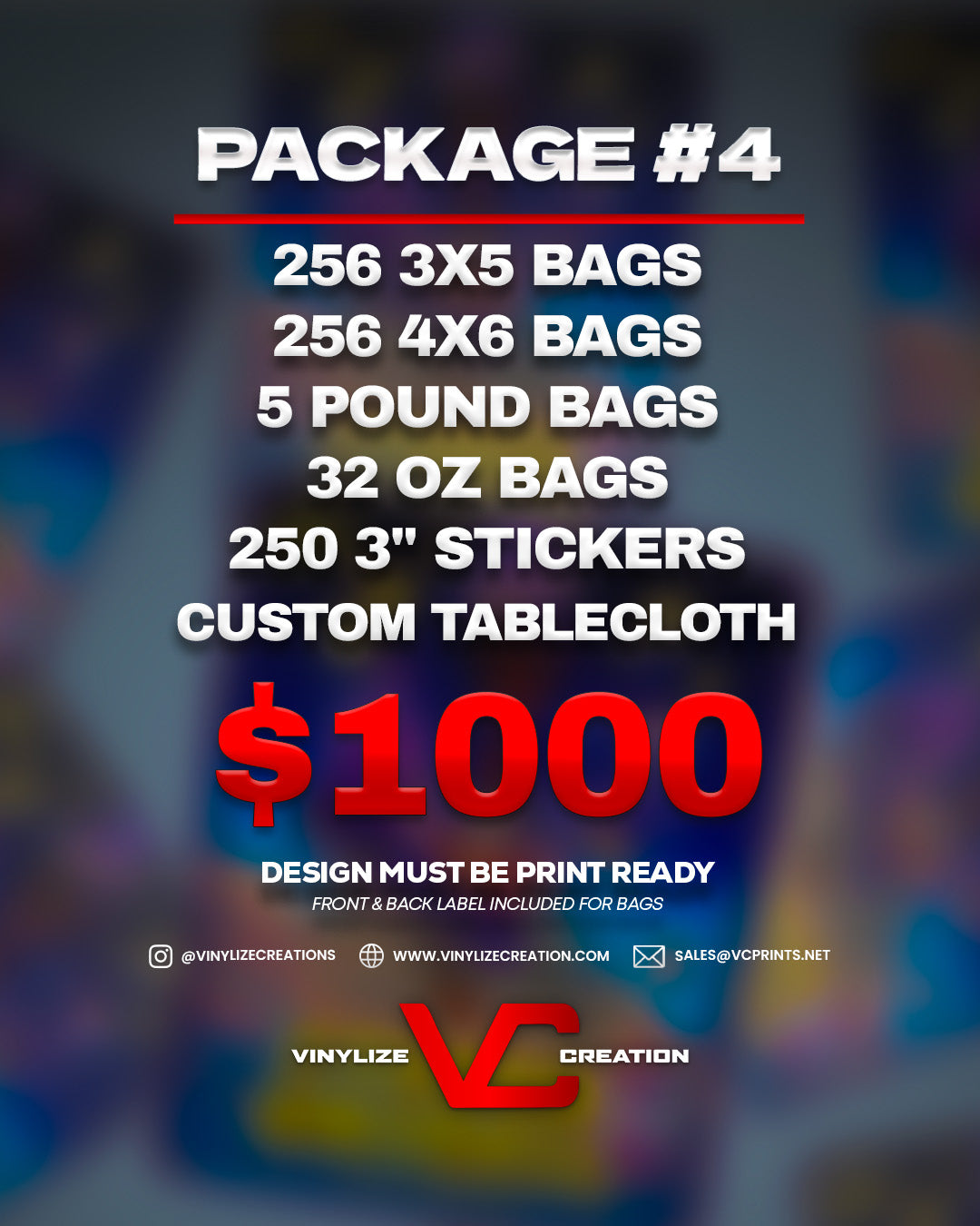 Choose Package Custom Packaging Package Deals | Bags, Stickers & Branding – Vinylize ...
