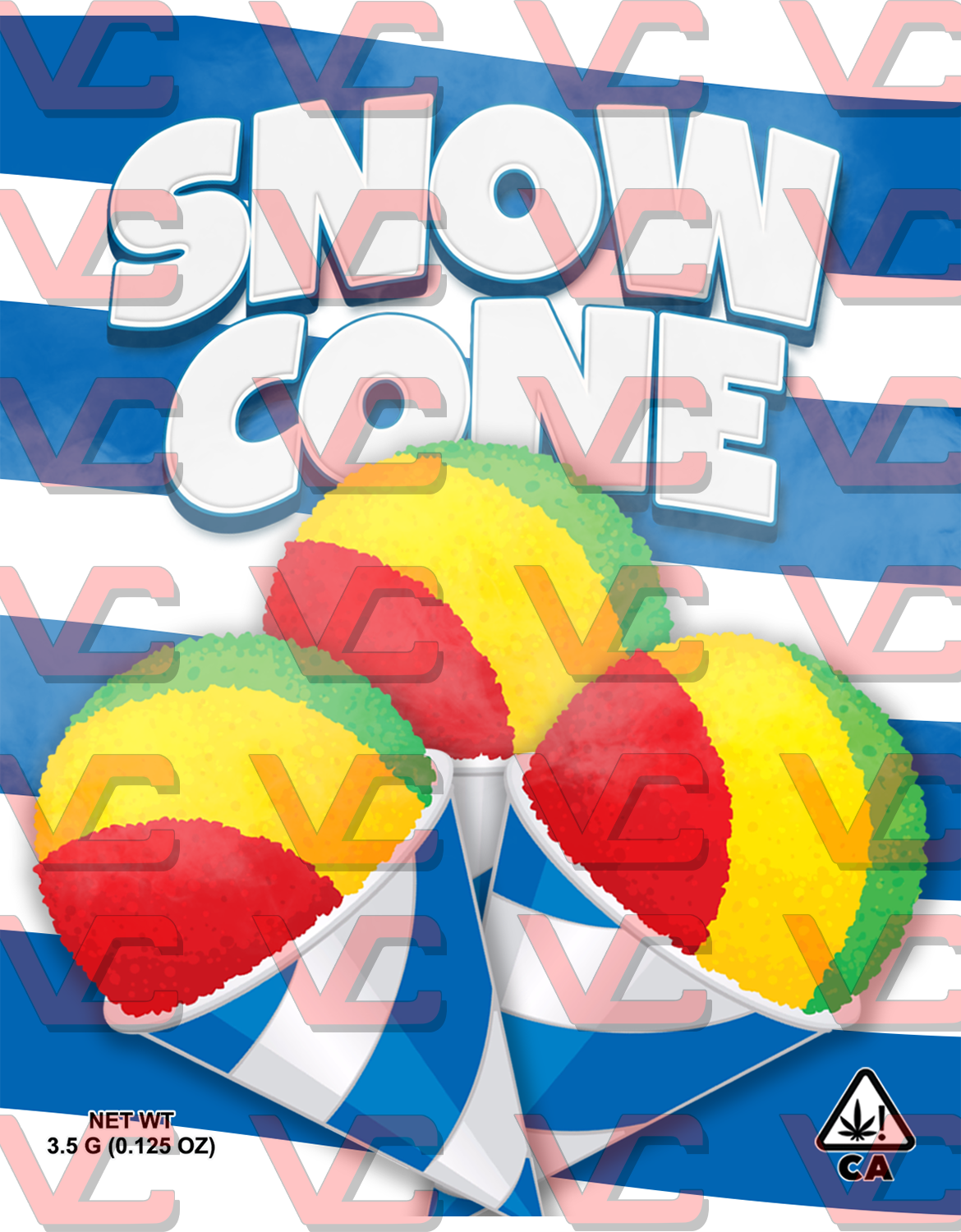 Custom Mylar Bag - SNOWCONE 2