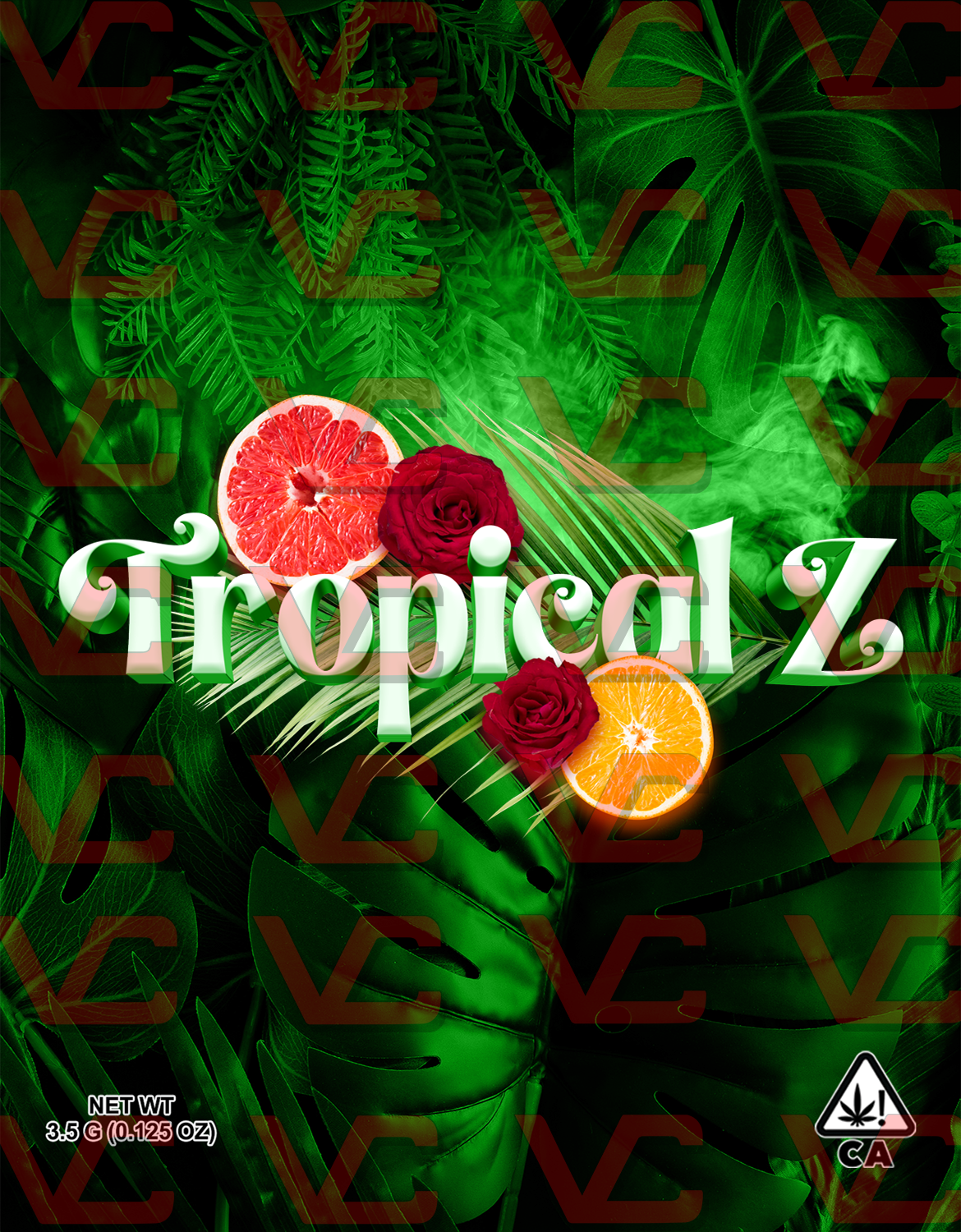 Custom Mylar Bag - TROPICAL Z