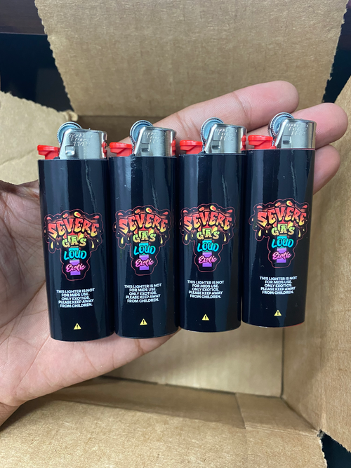 CUSTOM WRAPPED BIC LIGHTERS