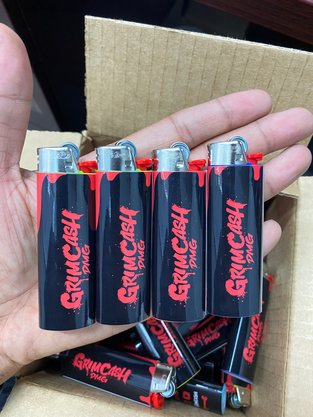 CUSTOM WRAPPED BIC LIGHTERS