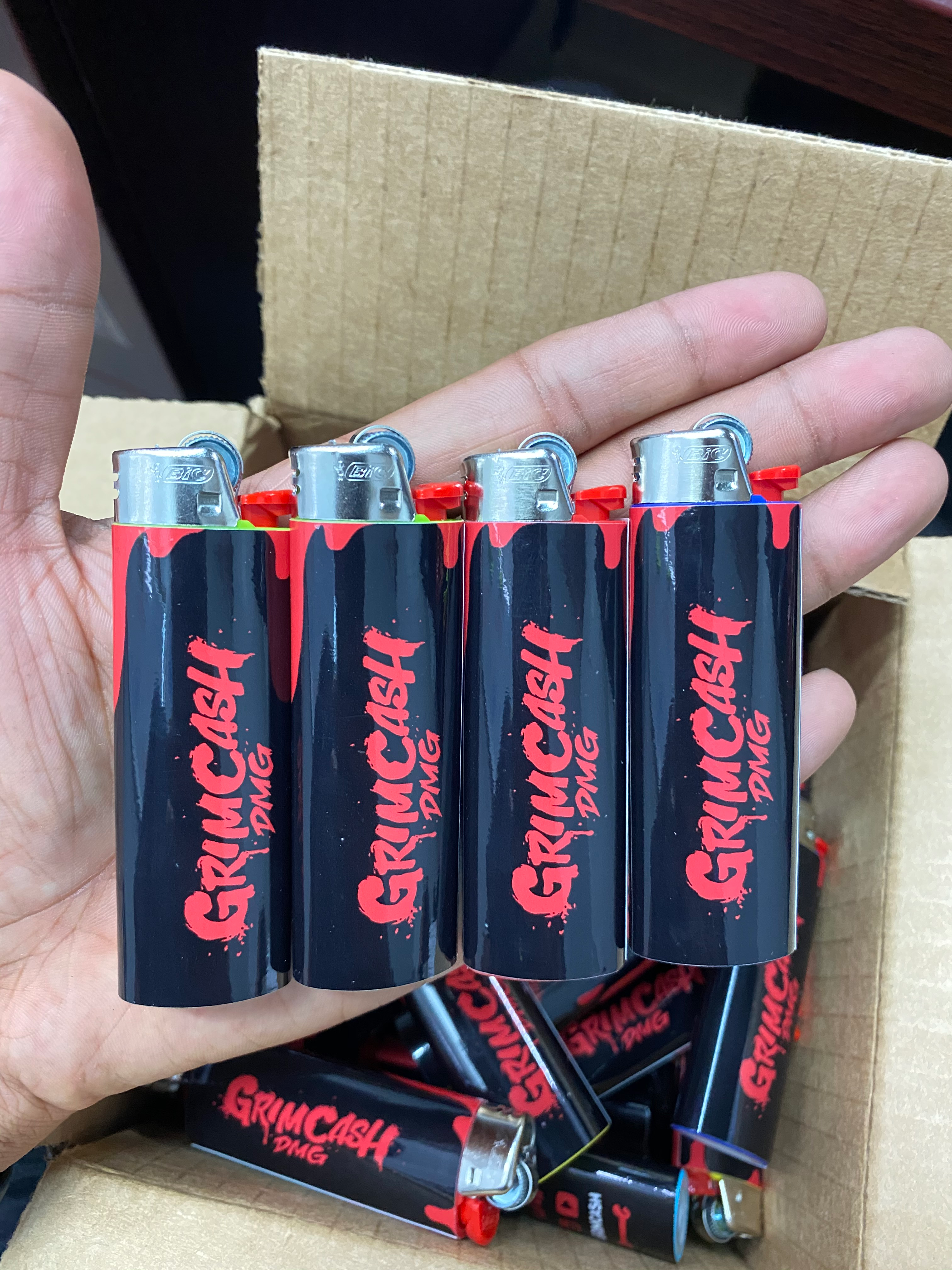 CUSTOM WRAPPED BIC LIGHTERS