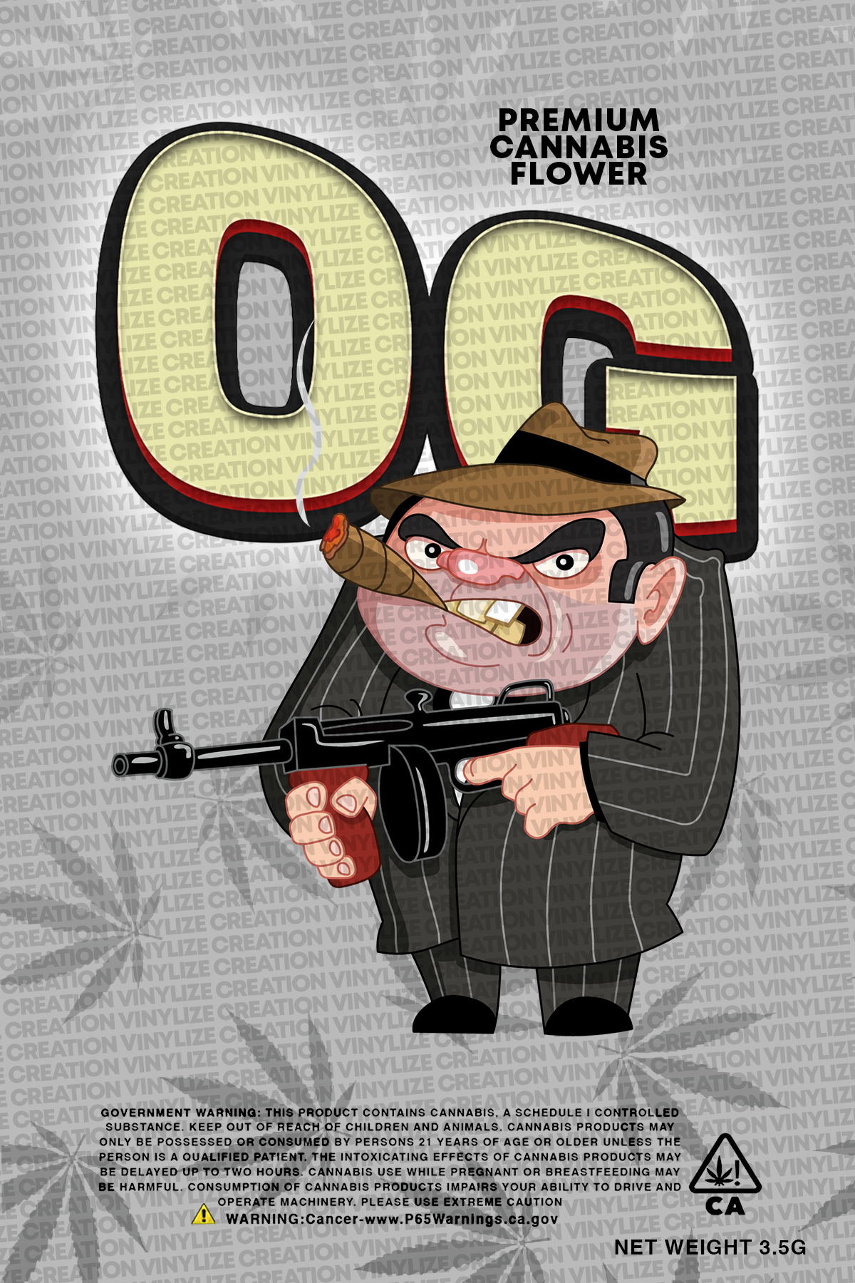 Custom Mylar Bag - OG - Vinylize Creation