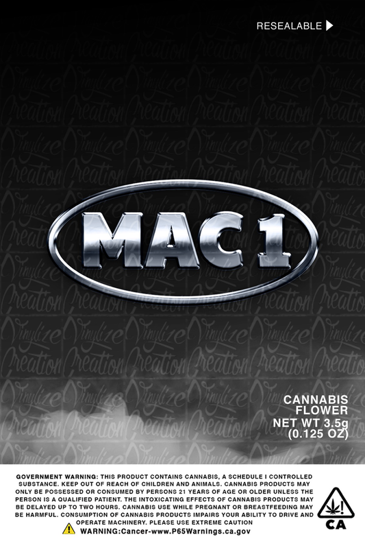 Custom Mylar Bag - Mac 1