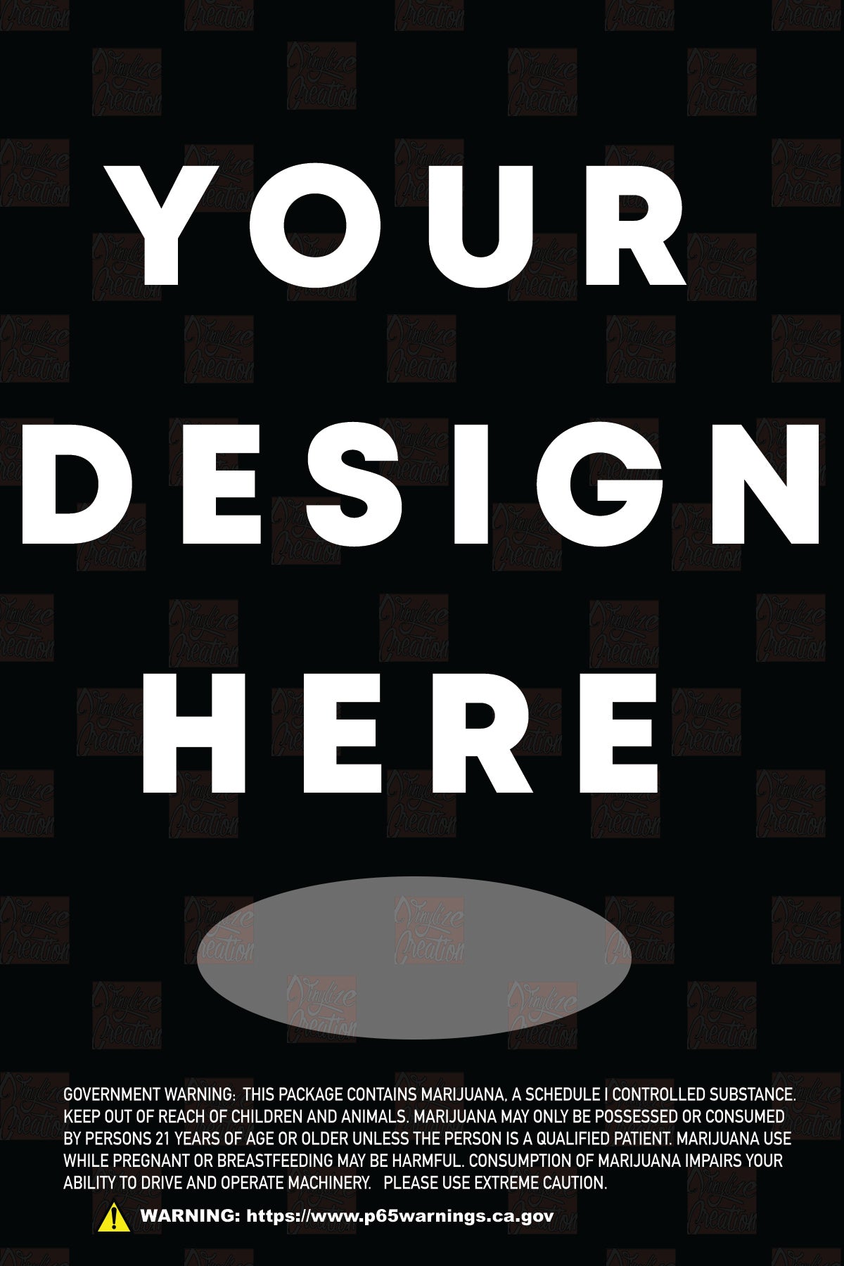 Custom Mylar Bag - Your Own Design Ounce (6x9)