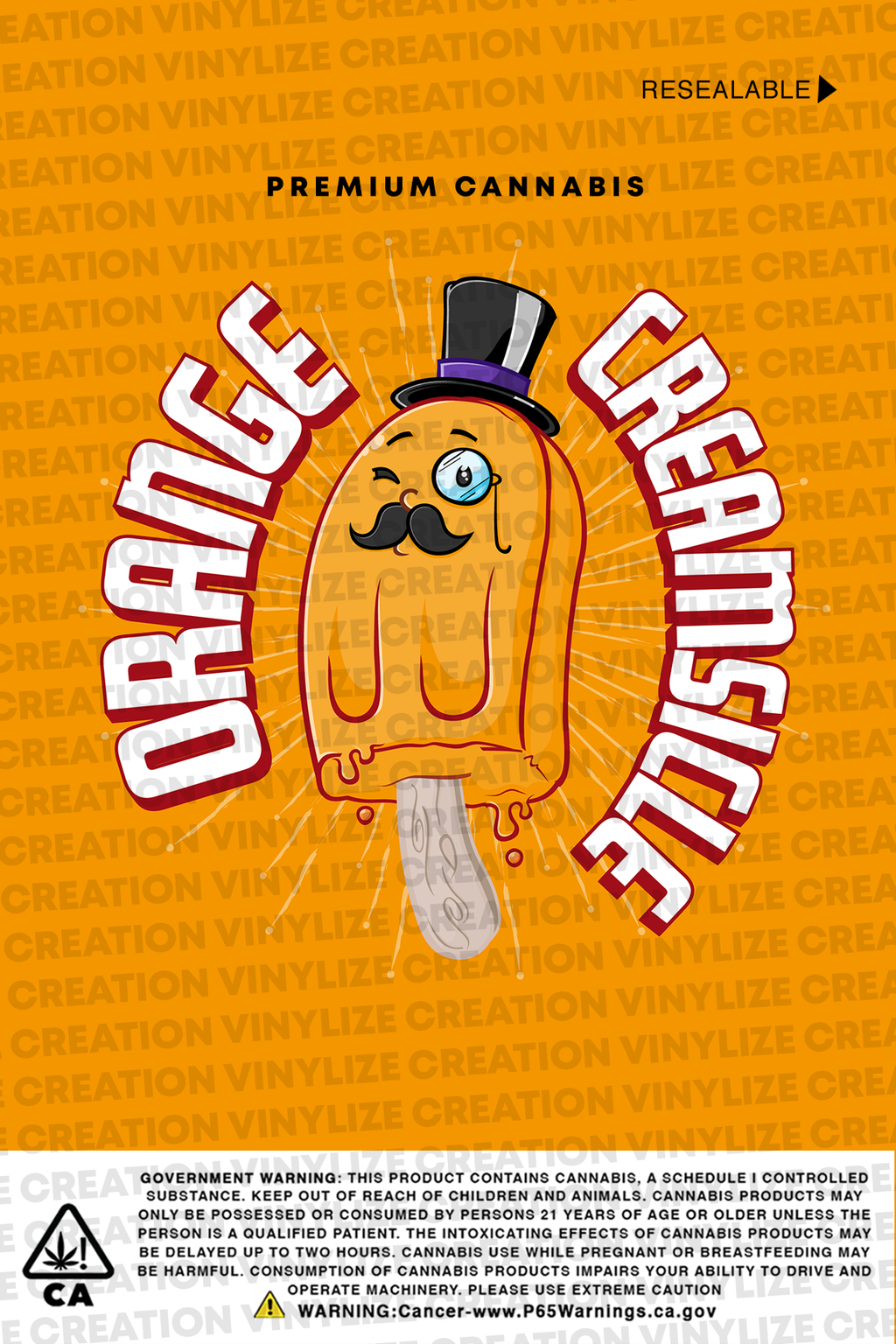 PRE-DESIGNED MYLAR BAGS