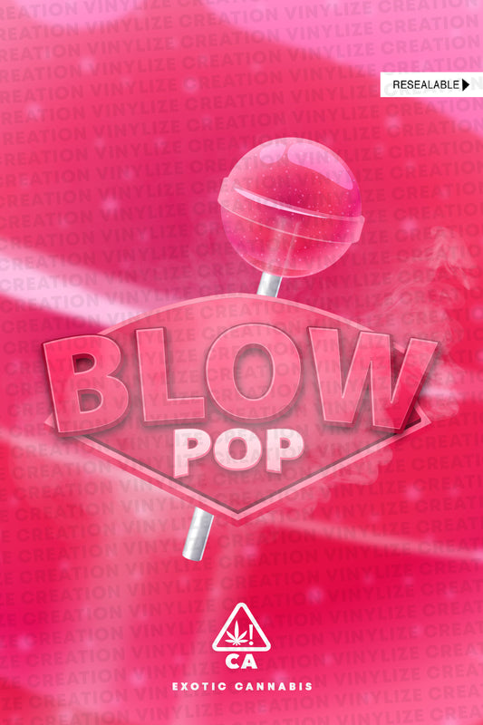 Custom Mylar Bag - Blow Pop