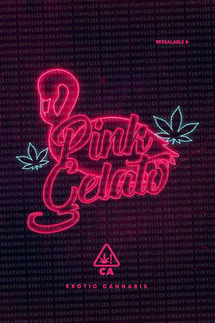 Custom Mylar Bag - Pink Gelato