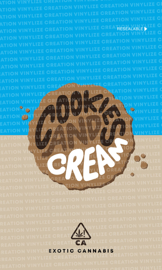 Custom Mylar Bag - Cookie And Cream