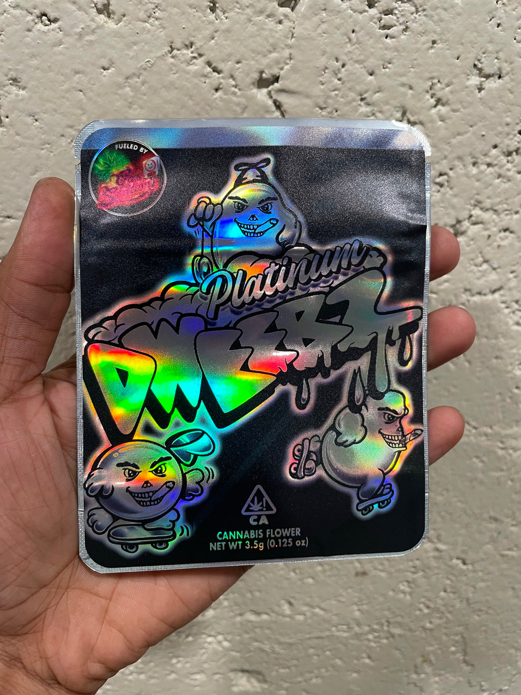 4x5 Round Edge Mylar - Hologram