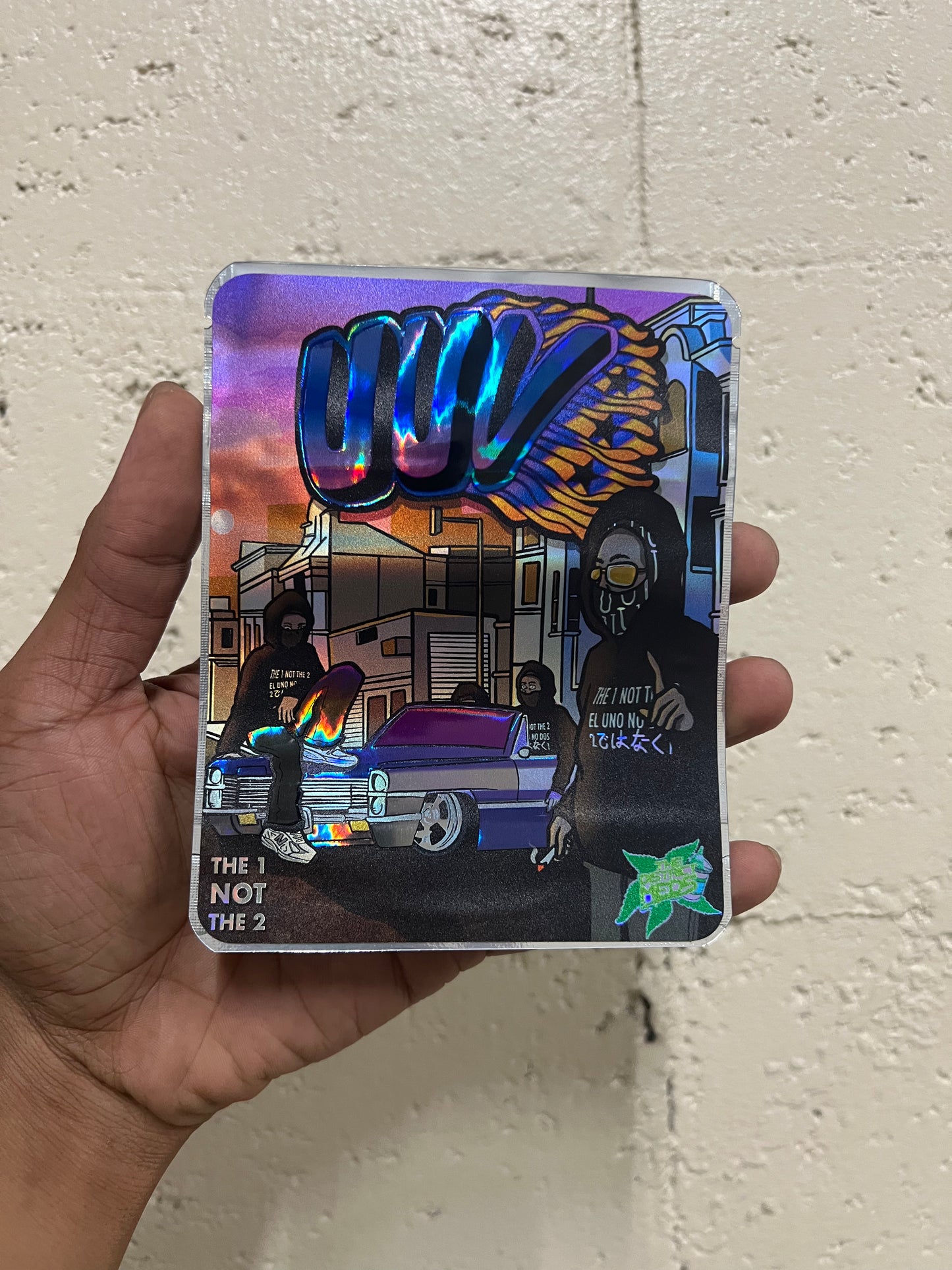 4x5 Round Edge Mylar - Hologram