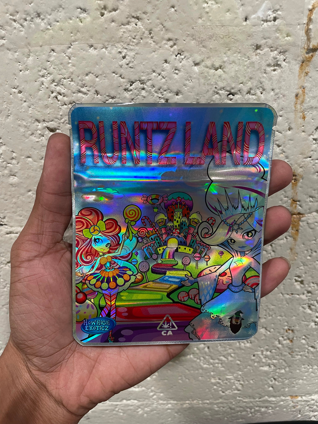 4x5 Round Edge Mylar - Hologram