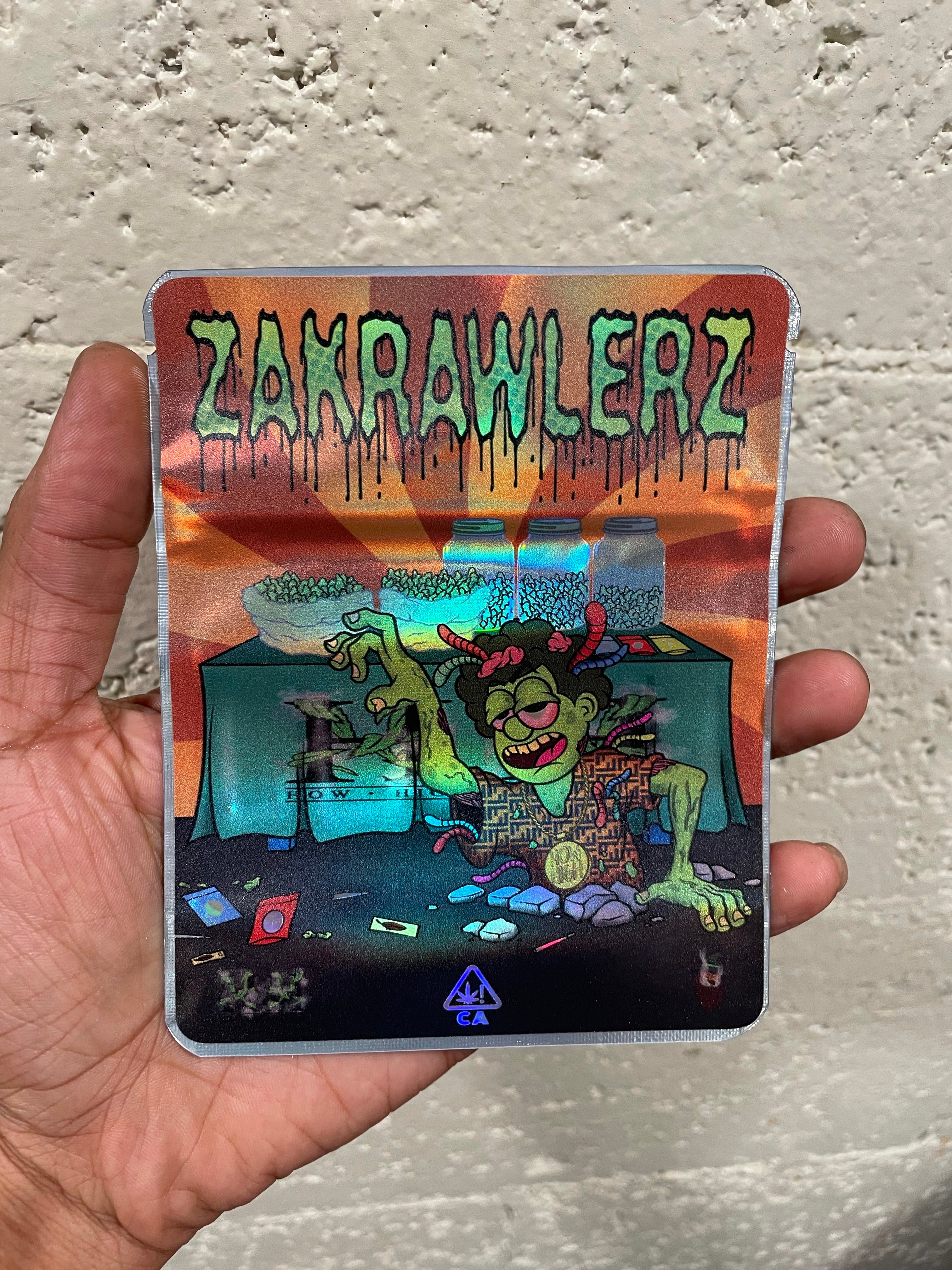 4x5 Round Edge Mylar - Hologram