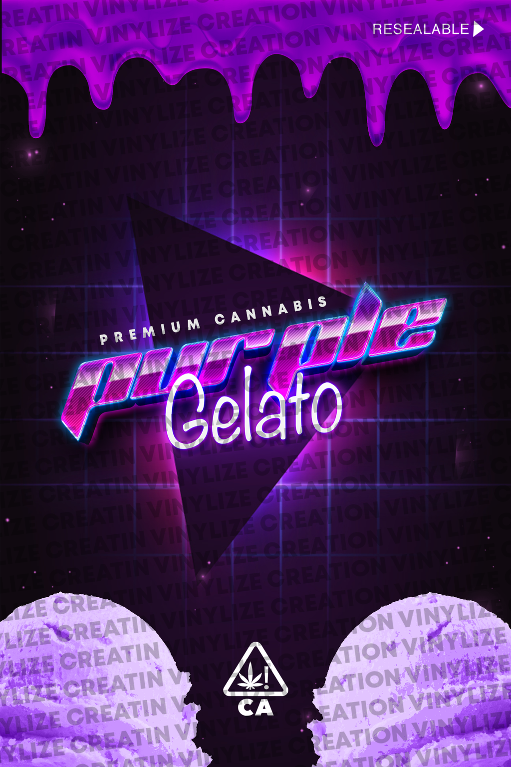 PRE-DESIGNED MYLAR BAGS