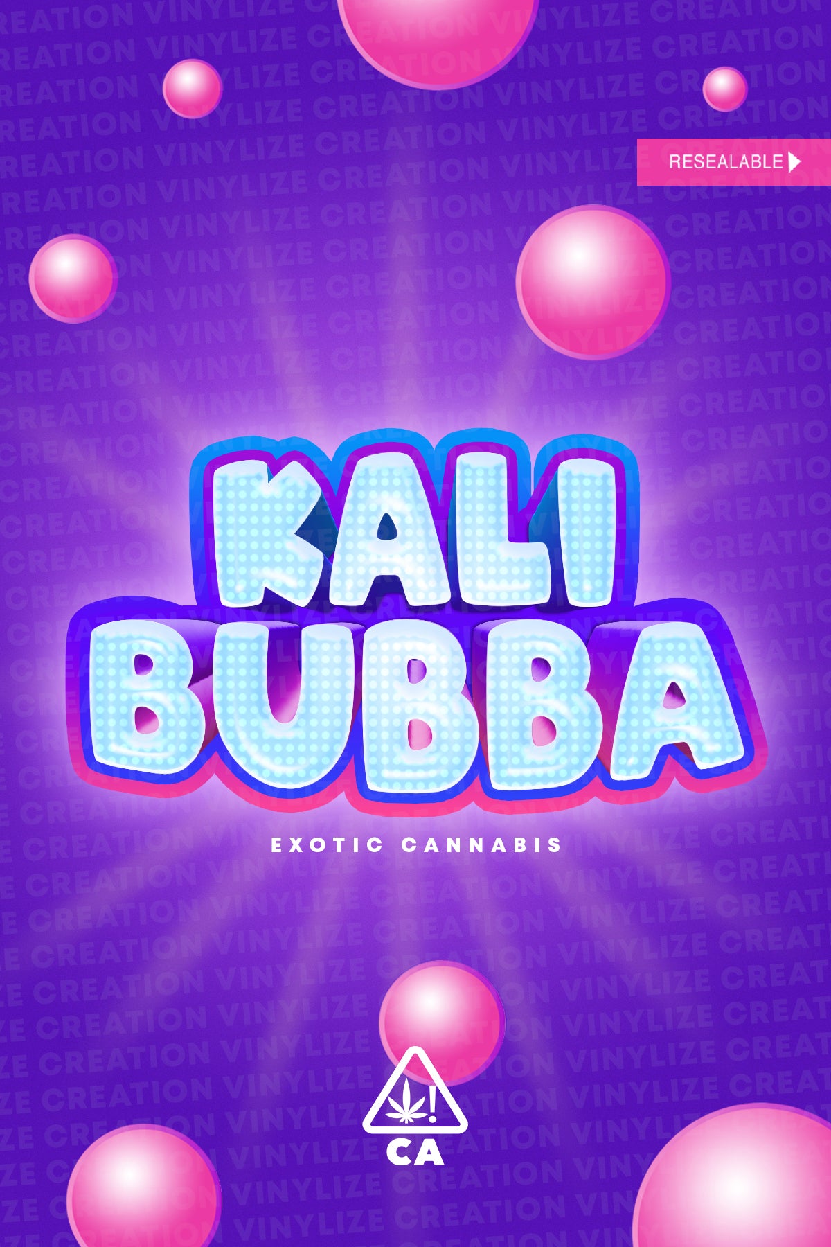 Custom Mylar Bag - Kali Bubba